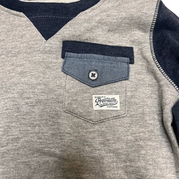 Boys Life and Legend Kids Blue Green Long Sleeve Pullover Sweater Top Size 2 NEW - Picture 3 of 6